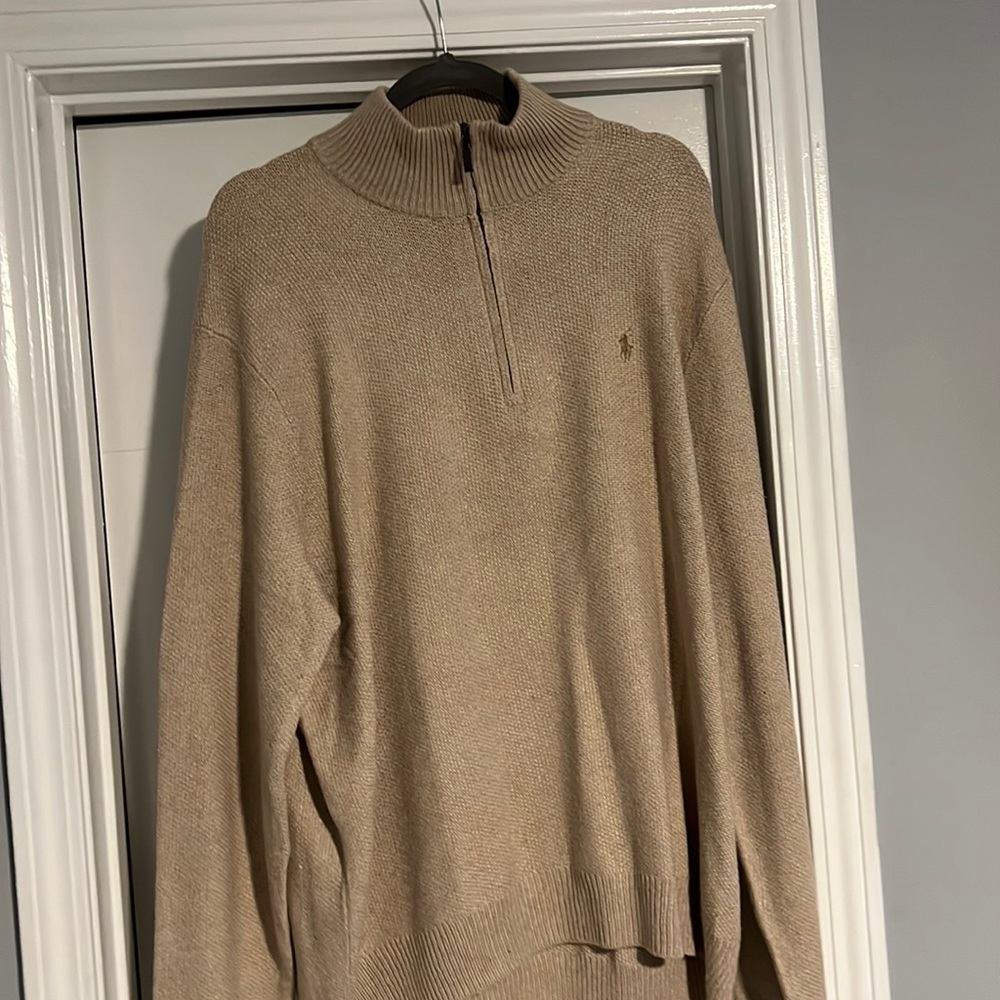 Polo pullover 1/4 zip